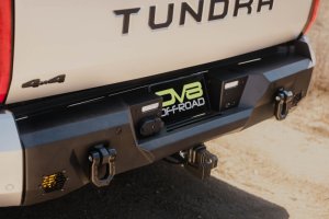 Toyota Tundra Rear Bumper - DV8 Offroad - Spec Series, Mid-Width, Steel - Black - `22-`26